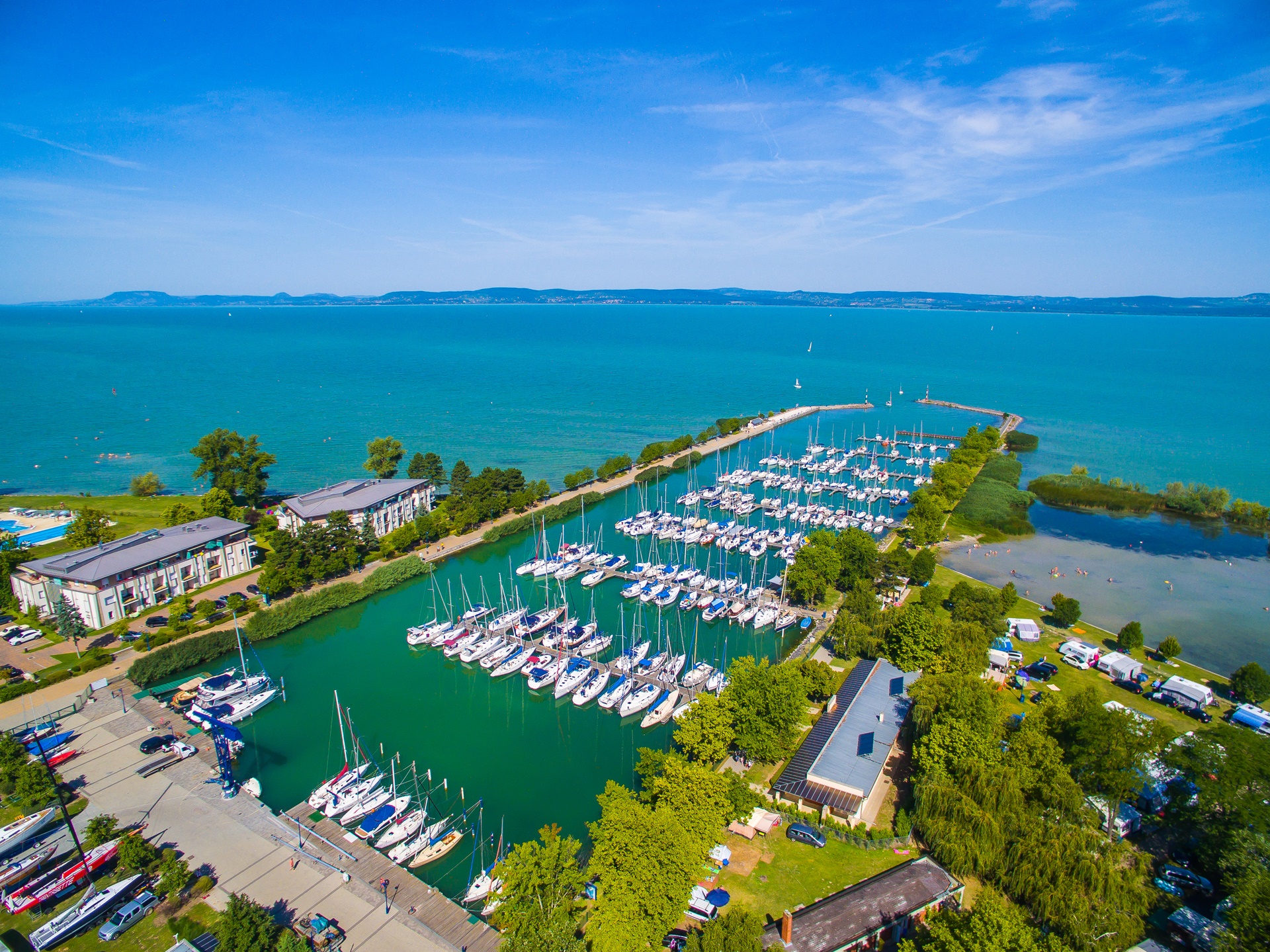 Balatonszemes vitorláskikötő