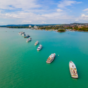 Balatoni Hajózás Napja - BAHART hajóflotta Balatonfüred előtt