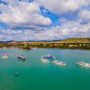 Balatoni Hajózás Napja - BAHART hajóflotta Balatonfüred előtt