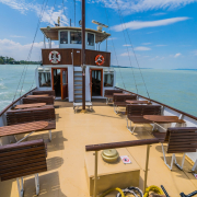 Kelén nosztalgiahajó fedélzet