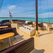 Helka nosztalgiahajó hátsó fedélzet