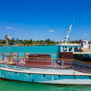 Csongor nosztalgiahajó a Balatonon