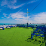 Badacsony katamarán felső fedélzet