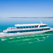 Szigliget motoros a Balatonon