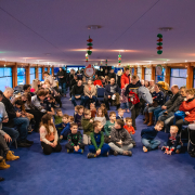 Mikulás gyerekhajó a Szent Miklós hajón