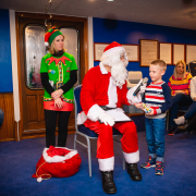 Mikulás gyerekhajó a Szent Miklós hajón