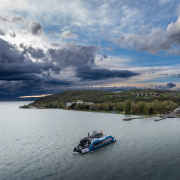Komp a Balatonon