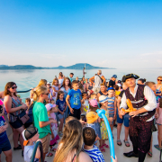 Gyerekhajó a Keszthely motoros fedélzetén