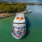 Balatonfüred hajóállomás Szent Miklós hajó