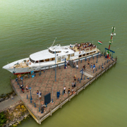 Balatongyörök hajóállomás Keszthely hajó