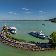 Tihany hajóállomás Szent Miklós hajó