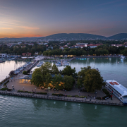 Balatonfüred hajóállomás Szent Miklós hajó