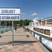 Szigliget hajóállomás Keszthely hajó