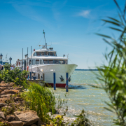Balatongyörök hajóállomás Keszthely hajó