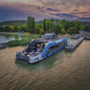 Új komp Tihanyrévben