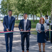 Fonyódi kikötő átadása