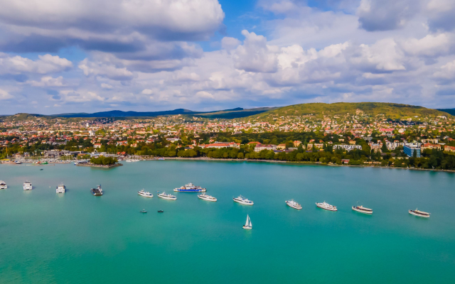 Balatoni Hajózás Napja - BAHART hajóflotta Balatonfüred előtt